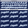 Custom Navy White-Light Blue Authentic Baseball Jersey
