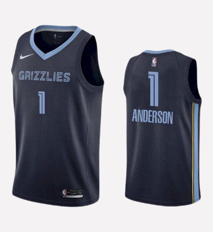 Men's Memphis Grizzlies #1 Kyle Anderson stitched jersey