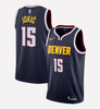 Men's Denver Nuggets #15 Nikola Jokic stitched jersey