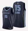 Men's Memphis Grizzlies #15 Brandon Clarke stitched jersey