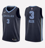 Men's Memphis Grizzlies#3 Allen stitched jersey