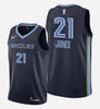 Men's Memphis Grizzlies #21 Tyus Jones stitched jersey