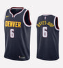 Men's Denver Nuggets #6 Keita Bates-Diop stitched jersey