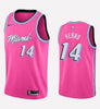 Men's Miami Heat #14 Tyler Herro stitched jersey