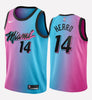 Men's Miami Heat #14 Tyler Herro stitched jersey