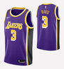 Men's Los Angeles Lakers Anthony Davis #3 stitched jersey