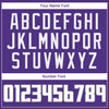 Custom Purple White-Gray Authentic Baseball Jersey