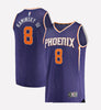Men's Phoenix Suns #8 Frank Kaminsky stitched jersey