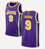 Men's Los Angeles Lakers #9 Rajon Rondo stitched jersey