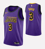 Men's Los Angeles Lakers Anthony Davis #3 stitched jersey