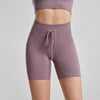 Ribbed Women Seamless Push Up Sport Leggings