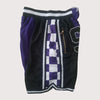 Sacramento Kings Large embroidery logo purple SWISH shorts