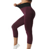 Grid Tight Yoga Women Seamless High Waist Leggings