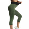 Grid Tight Yoga Women Seamless High Waist Leggings