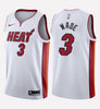 Men's Miami Heat#3 Dwyane Wade stitched jersey