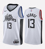 Men's Los Angeles Clippers #13 Paul George stitched jersey