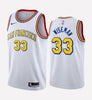 Men's Golden State Warriors #33 James Wiseman stitched jersey