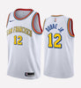 Men's Golden State Warriors #12 Kelly Oubre stitched jersey