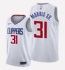 Men's Los Angeles Clippers #31 Marcus Morris stitched jersey