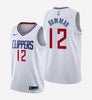 Men's Los Angeles Clippers  #12 Ky Bowman stitched jersey