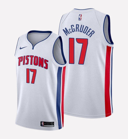 Men's Detroit Pistons #17 Rodney McGruder stitched jersey