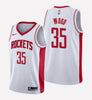 Men's Houston rockets #35 christian wood stitched jersey