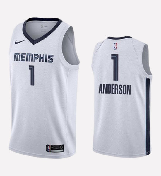 Men's Memphis Grizzlies #1 Kyle Anderson stitched jersey