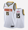 Men's Denver Nuggets #15 Nikola Jokic stitched jersey