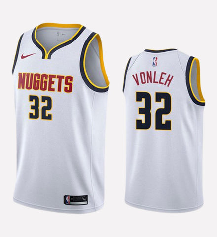 Men's Denver Nuggets #32 Noah Vonleh stitched jersey