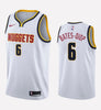 Men's Denver Nuggets #6 Keita Bates-Diop stitched jersey