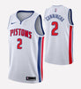 Men's Detroit Pistons #2 Cade Cunningham stitched jersey