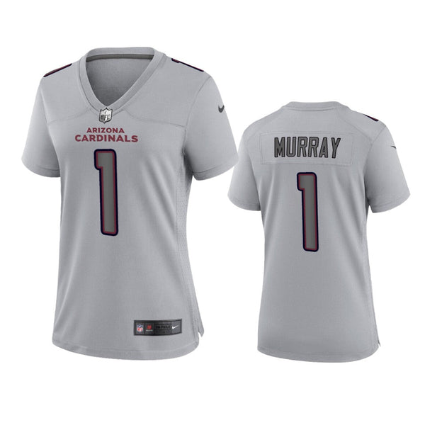 Women's Arizona Cardinals Kyler Murray Gray Atmosphere Fashion Limited Jersey