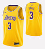 Men's Los Angeles Lakers Anthony Davis #3 stitched jersey