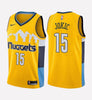 Men's Denver Nuggets #15 Nikola Jokic stitched jersey