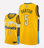 Men's Denver Nuggets #5 Will Barton stitched jersey