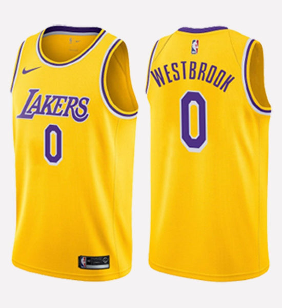 Russell Westbrook Lakers stitched jersey