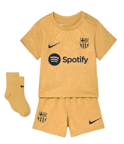 22/23 Youth Barcelona Away Jersey Kids Kit