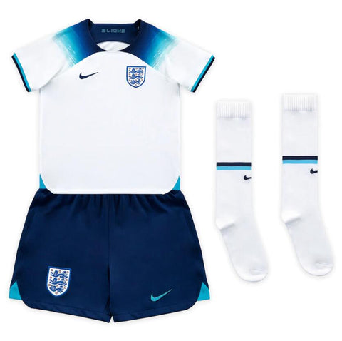 Youth England Home Jersey 2022 World Cup Kids Kit