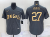 Men's Mike Trout Los Angeles Angels Charcoal 2022 All-Star Game Jersey