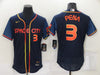 Men's Jeremy Pena #3 Houston Astros  Navy 2022 City Connect Jersey