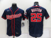 Men's Byron Buxton #25 Custom Minnesota Twins Player Navy Jersey