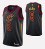 Men's Cleveland Cavaliers #9 Ricky Rubio stitched jersey