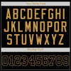 Custom Black Black-Old Gold Authentic Baseball Jersey