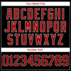 Custom Black Red-White Authentic Baseball Jersey