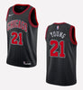 men's Chicago Bulls #21 Thaddeus Young stitched jersey