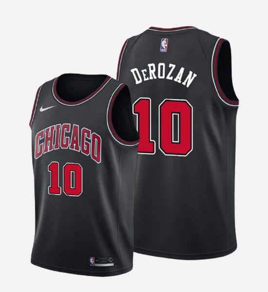 Men's Chicago Bulls #10 Demar DeRozan stitched jersey