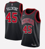 Men's Chicago Bulls #45 Denzel Valentine stitched jersey