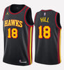 Men's Atlanta Hawks #18 Solomon Hill stitched jersey