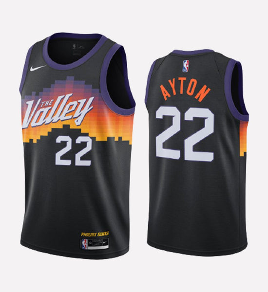 Men's Phoenix Suns #22 Deandre Ayton stitched jersey