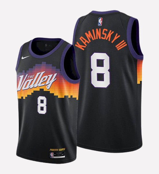 Men's Phoenix Suns #8 Frank Kaminsky stitched jersey